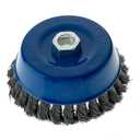 Mercer Industries 189080 - 5" x 5/8"-11 Knot Cup Brush, .020 Carbon Steel Wire