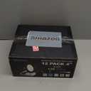 VOLISUN 12 Pack 4 inch Recessed Lighting, 5CCT LED Recessed Light Black, 2700K-5000K Selectable, 9.5W Eqv 80W, 810LM Dimmable Canless Wafer Downlight, LED Ceiling Light ETL Certificated