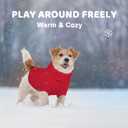 Knitted Sweater for Small Large Dogs Girl Boy Warm Fleece Cable Turtleneck Sweater for Chihuahua Pug Labrador Golden Retriever Cold Weather