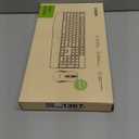 seenda Wireless Bluetooth Keyboard and Mouse Combo, COE200 Ergonomic Wireless Keyboard Mouse with Wrist Rest, Multi-Device Connection, Full-Size, Compatible for Computer/Laptop/Mac/MacBook, Black