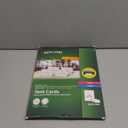 Hamilco White Cardstock Paper for Tent Place Cards  3.5" x 2", 80 lb Cover, Blank Folded Name & Table Cards, Events & Weddings, 100 Pack