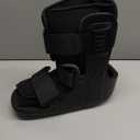 Air Walking Boot, Fracture Boot Short Walker Protection Fits Left or Right Foot Ankle Support for Injuries Fractures Sprains Black M