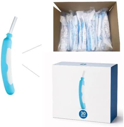 Female External Catheter for Women, Non-Invasive Urine Collection Device, External Urinary Management System Compatible with Suction Equipment, Comfortable Overnight Incontinence Care, 30 Pack