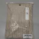 OUGES 2025 Fall Sweater Dress for Women Crew Neck Long Sleeve Knit Lightweight Casual Dresses (Large, Beige)