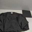 Graduation Cap and Gown Set Matte Black in Multiple Sizes Size 48/ (5'3 - 5'5)