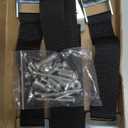 Heavy Duty Metal Anti Tip Straps - Adjustable Safety Furniture Wall Anchors for Baby Proofing Flat Screen TVs, Dressers, Bookcases, Cabinets - No Plastic Parts - Pack of 2