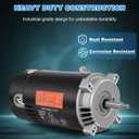 UST1102 1HP Pool Pump Motor, 56J Frame Swimming Pool Pump Motor, 115/230V
