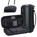 JSAUX Large Capacity Carrying Case for Nintendo Switch 2, Hard Shell Travel Case with 20 Game Card Slots, Storage Bag for Switch 2 and Accessories | Portable & Durable Protective Shell  Black