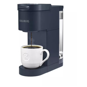 KeurigK  Go Multicup Reservoir Single Serve KCup Pod Coffee Maker with Strong Brew Button, Compact Electric Coffee Machine for Home and Office, Modern Design Kitchen Appliance (Navy)