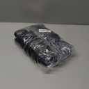 2 Pack 1/2" x 20' Dock Lines - Marine Grade Nylon Boat Rope with 12" Loop for Docking and Mooring - Double Braided Boat Lines, High Strength, Easy Handling, Fray Resistant - Black