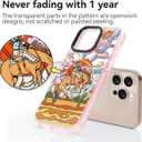 for iPhone 16 Pro Max Case Cute - Durable Shockproof 6.6 ft Drop Impact Phone Case - Funny Cowboy Design (6.9") Glitter Pink