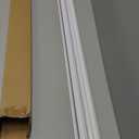 ChrisDowa Cordless Blackout Roller Shades for Windows, Thermal Insulated UV Protection Pull Down Shades, Total Blackout Window Blinds for Home, Office, Bedroom, Door (37" W x 72" H, White)