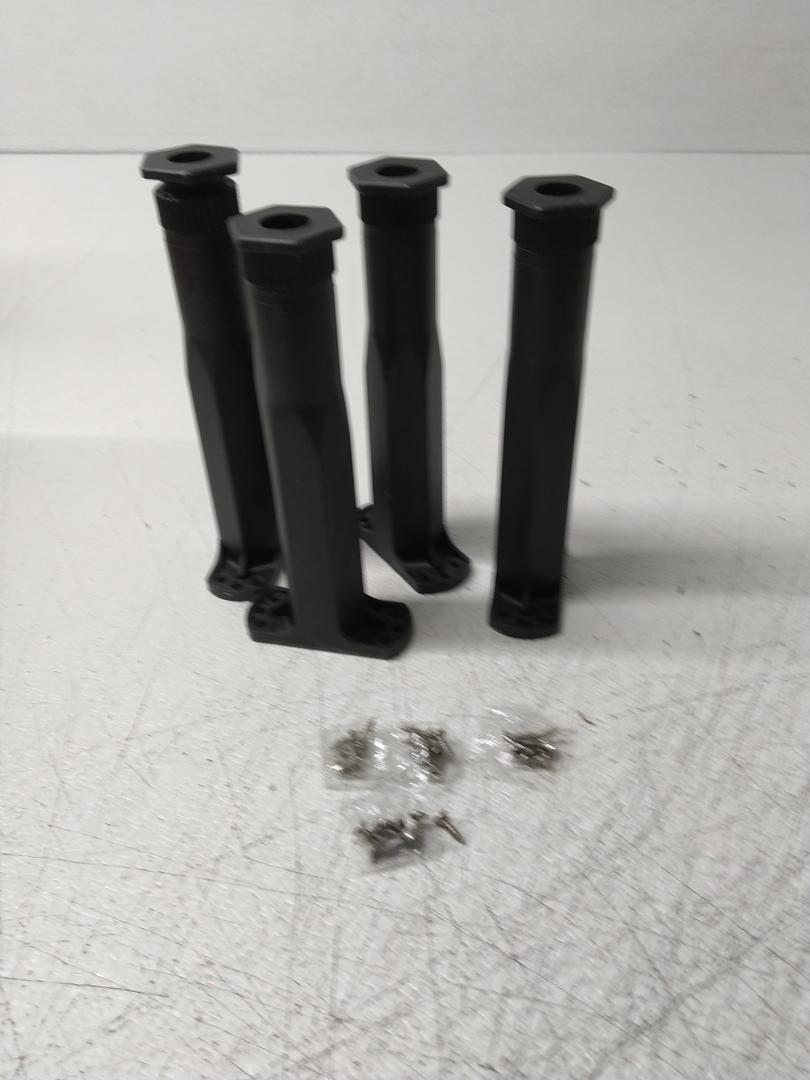 4Pcs Adjustable Bed Support Legs Heavy Duty Furniture Replacement Parts Bed Center Support Leg for Enhanced Stability Height Strong Load Capacity for Bed Frame