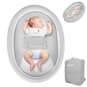 Large Baby Nest Lounger, Co-Sleeping Bed for Baby, Portable Travel Bassinet,Snuggle Me Lounger, Baby Changing Basket, Indoor-Outdoor Use