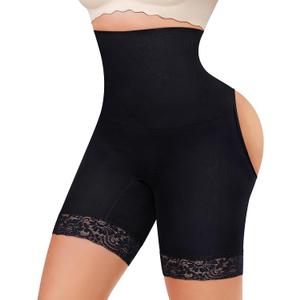 Gotoly Hourglass Figure Butt Lifter Shaper Panties Tummy Control High Waisted BoyShort (X-Large-XX-Large)