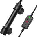 NICREW 50W Aquarium Heater with Temperature Adjustable Controller & Dual Sensors, 5-10 Gallon Submersible Fish Tank Heater, Overheat Protection