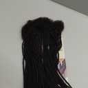 DAIXI 0.2cm & 0.4cm & 0.6cm & 0.8cm Thickness 8 Inch 70 Strands 100% Real Human Hair Dreadlock Extensions for Man/Women Permanent Loc Extensions Bundles Can Be Dyed Bleached Curled and Twisted