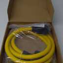 10FT NEMA 10-50P to 14-50R EV Charger Adapter Extension Cord 50 Amp Dryer to 50 Amp EV for Level 2 Charging, 3 Prong Male to 4 Prong Female Power Cord with Handle, STW 8 AWG/3C, ETL Listed
