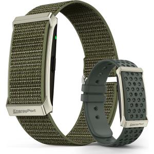 EnergyPort Fitness Tracker,Wearable Health Smart Bracelet Band with Blood Oxygen 170+ Sport Mode 60-Day Battery,Lifetime Membership,Activity Tracking Heart Rate Sleep Monitor for Android iOS,2 Bands (Green)