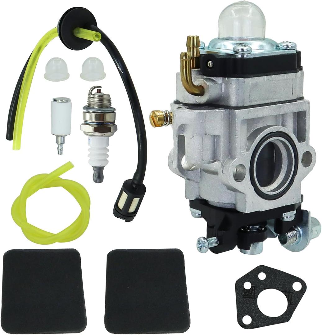 Auger 56257 57341 Carburetor for Predator Harbor Freight 52cc String Trimmer Engine with Air filter Kit