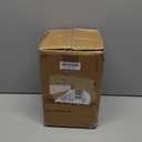 Briful Rustic Vintage Ceramic Vase, 9.06'' Farmhouse Table Decor with Wide Mouth, Large Decorative Vase for Home Decor, Living Room, Entryway & Shelf Styling, Brown