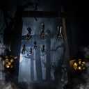 3 Pack Halloween Hanging Decorations Outdoor Spooky Reaching Hands Mounted Creepy Hands Farmhouse Rustic Horror Hand Hanging Decor for Yard Lawn Haunted House Party Decor