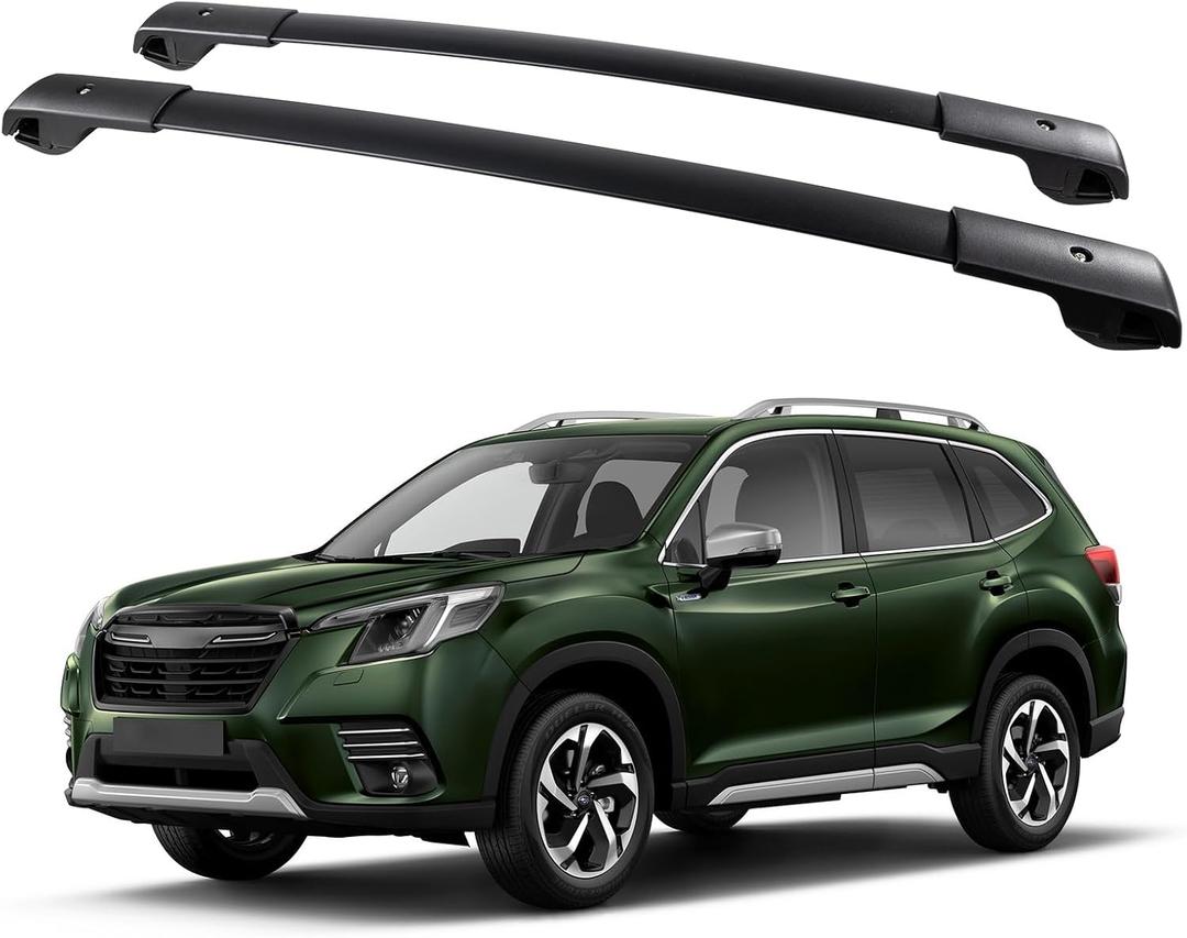 165lbs Roof Rack Cross Bars Compatible with Subaru Forester 2014-2026 Aluminum Crossbars Rooftop Cargo Bars Kayak Bike Luggage Snowboard Carrier