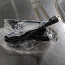 24" Night Stand Fluted Nightstand with Charging Station End Table 2 Drawers Storage, Large Modern Wood Wide Bedside Stand Side Table for Bedroom, Home Office Black Brown