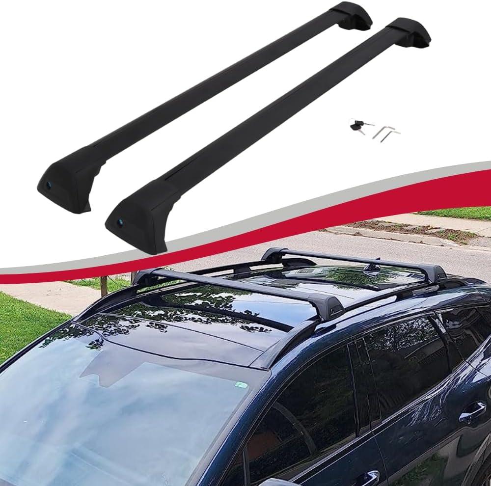 Roof Rack Cross Bars fit for Kia Sportage 2023 2024 2025 X-Line AWD/Sportage X-Pro/Sportage X-Pro Prestige (with Raised Roof Rails) Cargo Luggage Kayak Canoe Bike Snowboard Skiboard