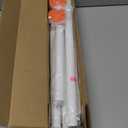 TITGIPE White Shower Curtain Rod 32-80 inch, Adjustable shower rods for bathroom, Stainless Steel, Never Rust, No Drill