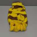 ANIAC Fleece Dog Hoodies with D-Ring Autumn Winter Puppy Clothes for Small Dogs Bumblebee Cat Apparel Cold Weather Coat Funny Doggy Bee Costume for Christmas Halloween (Yellow, Medium)