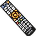 CHUNGHOP Universal IR Learning Remote Control for Smart TV VCR CBL DVD SAT STR-TV CD VCD HI-FI, for All Brands IR Remote 3 in 1 Programmable Controller L336 (3-Device with Programmable Function)