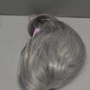 SEVENCOLORS Short Grey Wigs for Women Natural Layered Pixie Cut Wig with Bangs Synthetic Hair Short Silver Gray Wigs for Older White Women