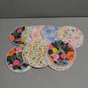 Sosation 30 Pcs Reusable Breast Pads Nursing Covers with Wet and Laundry Bag Floral Nipple Pads for Breastfeeding Mom Gift