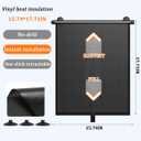 2PCS Car Side Window Sunshade, 15 x 17 Retractable UV Heat Glare Blocker Sun Shade Roller with Suction Cup, Automotive Window Shade Cover for Baby Kids, Universal for SUV Van Truck