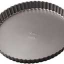 Wilton Excelle Elite Non-Stick - Non-Stick Tart and Quiche Pan with Removable Bottom, 9-Inch, Steel