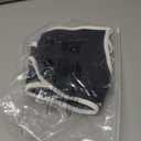 Aoxjox Women's Color Block Workout Sports Bras Fitness Lexi Lined Strappy Bra Athletic Yoga Crop Tank (Large, Black and White)