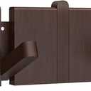 Coat Rack Wall Mounted  Bamboo Coat Rack with Hooks, Wall Clothes Rack & Coat Hooks, Piano Hanger Wall Mount, Wall Hooks for Hanging, Heavy Duty Coat Hanger Wall Mount(Walnut)