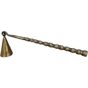 Living Ideas Hand Forged Metal Candle Snuffer - Wrought Iron Handmade Candle Extinguisher with Classic Look & Antique Gold Finish Living Ideas Hand Forged Metal Candle Snuffer - Wrought Iron Handmade Candle Extinguisher with Classic Look & Antique Gold Finish