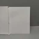 Sosation 6 Pcs Square Plastic Flat Blank Plate Wall Hole Cover Ceiling Cover Plate with 48 Pcs Double Faced Adhesive Tape for Ceilings or Wall(14 Inch)