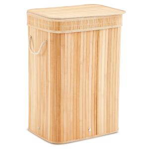 1 Pack 21 Gallon Bamboo Slim Trash Can with Lid (Wooden Color)
Large Foldable Slim Rectangular Garbage Can, Laundry Basket, Bamboo Waste Basket for Bathroom Bedroom Office Home Salon Spa