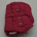KYEESE Dog Coats Warm Dog Jacket Winter Windproof Padded Sherpa Cozy Dogs Winter Coats for Small Dogs with Furry Collar Pet Clothes, Red, M (Medium, 2# Red)
