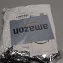 ORTIGIA Cute Scalloped Bathroom Rugs Non Slip Washable, Quick Dry Absorbent Plush Microfiber Bath Mats, Fun White and Black Bathmat for Bath Room Bathtub Shower, Floor Carpet for Sink Bedroom, 20x32