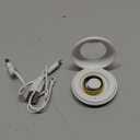 GenXenon Smart Ring for Women Men, Heart Rate/ Blood Oxygen/ Sleep Tracker/ Step Counter, Fitness Ring with Magnetic Charging Case, 5ATM Waterproof for iOS & Android, No Subscription Fee (Gold 8-1)