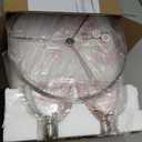 PoKat 23" Table Lamp, Farmhouse Bedside Lamps for Bedroom Set of 2, Ceramic End Table Lamps for Living Room, Traditional Nightstand Desk Lamps, Frosted White Lamps, Medium