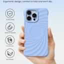 ORNARTO Vortuxe for iPhone 13 Pro Max Case 6.7" | 2X MIL-STD Drop Protection | Compatible with MagSafe | Sleek Aesthetic Liquid Silicone Phone Cover - Sky Whisper