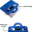 amCase for Chromebook Case-11.6 to 12 inch Neoprene Travel Sleeve with Handle-Blue