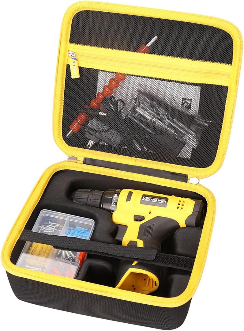 Case for FADAKWALT Cordless Drill Set 12V Power Drill Set with Battery and Charger(Case Only)