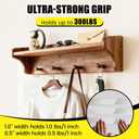 2 x VUBOJO 2 Rolls Double Sided Tape Heavy Duty - 240" x 1.0" & 0.5" -Removable Nano Double Sided Adhesive Tape, Clear Mounting Tape Picture Hanging Adhesive Strips (20FT)