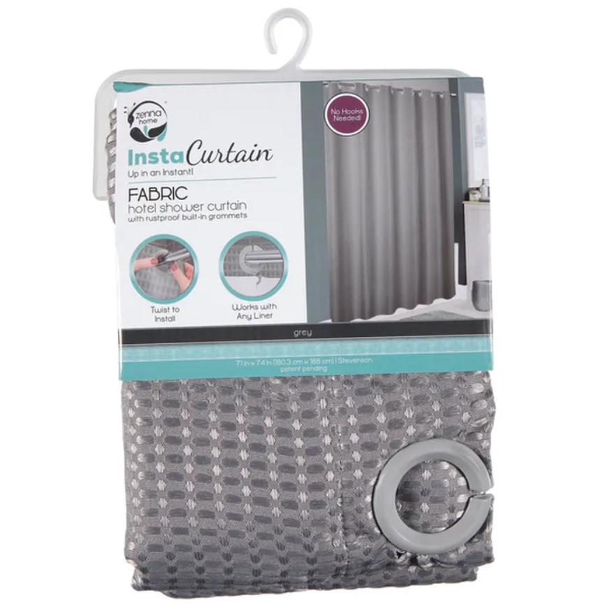 Zena Home Insta Curtain 1 Pack, Size 71x74 in